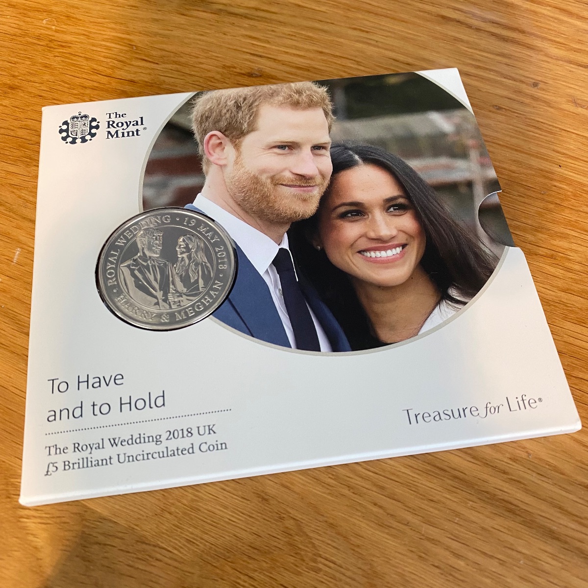 Prince Harry Meghan Markle Wedding Royal Mint £5 Coin 2018 Original 2018  (Brand New & Sealed)