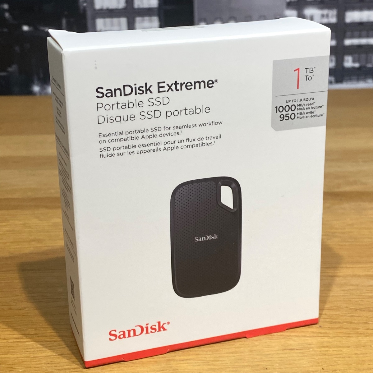 SanDisk Extreme® Portable SSD 1TB USB-C 3.2 iPhone iPad MacBook Original HRQ22ZMA 619659209452