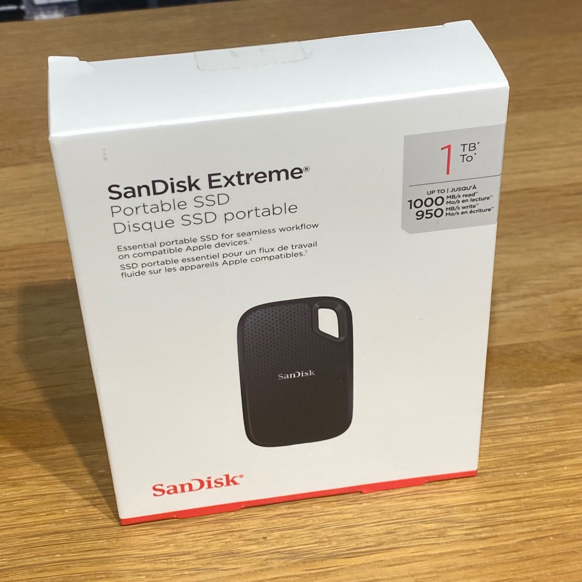 SanDisk Extreme® Portable SSD 1TB USB-C 3.2 iPhone iPad MacBook Original HRQ22ZMA 619659209452