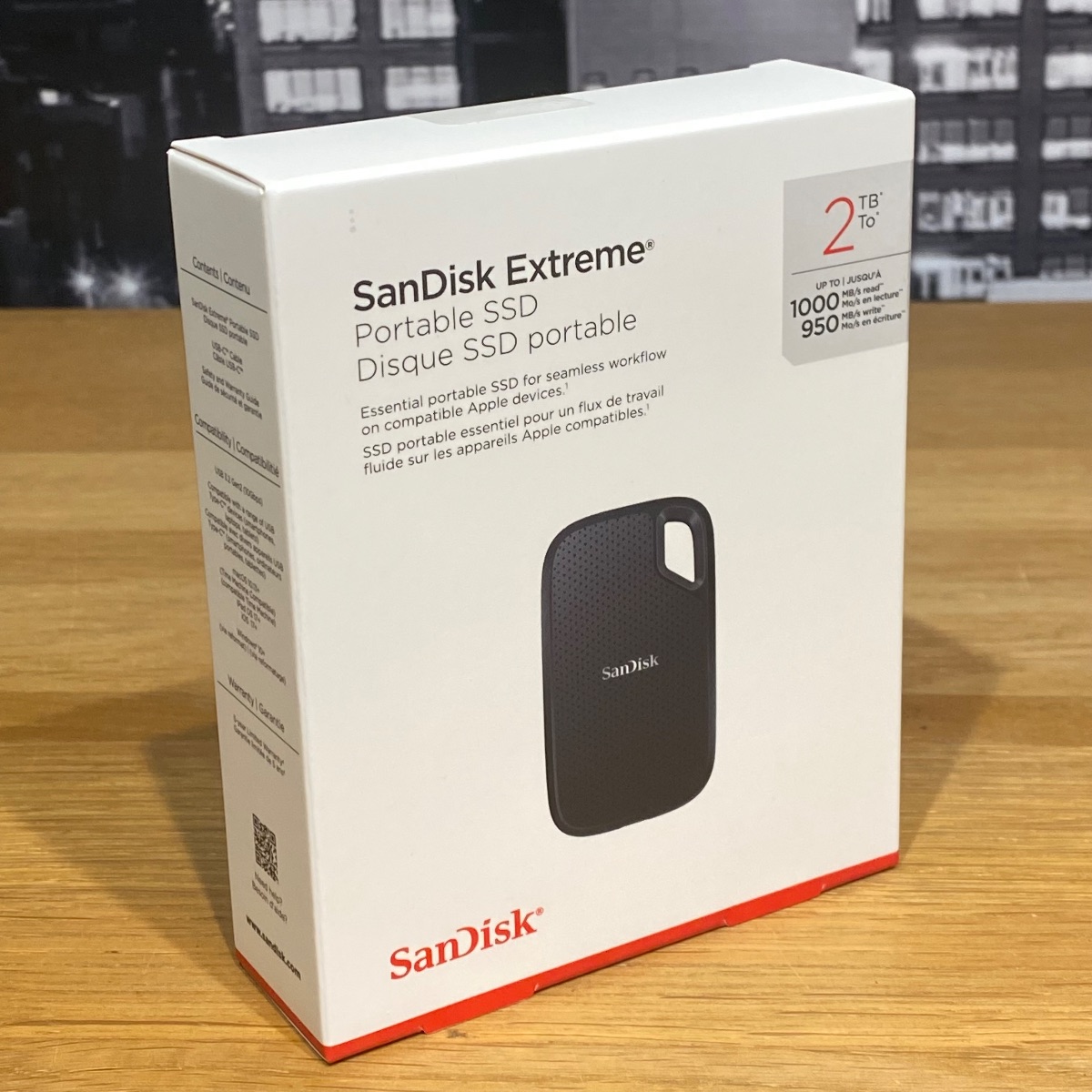 SanDisk Extreme® Portable SSD 2TB USB-C 3.2 iPhone iPad MacBook
