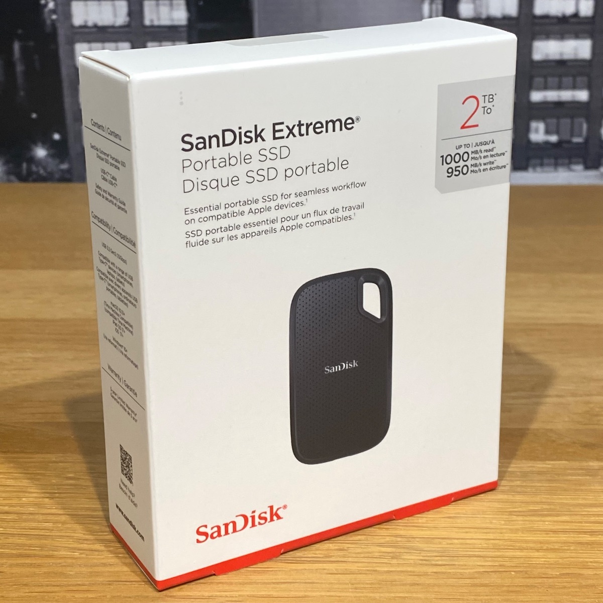 SanDisk Extreme® Portable SSD 2TB USB-C 3.2 iPhone iPad MacBook