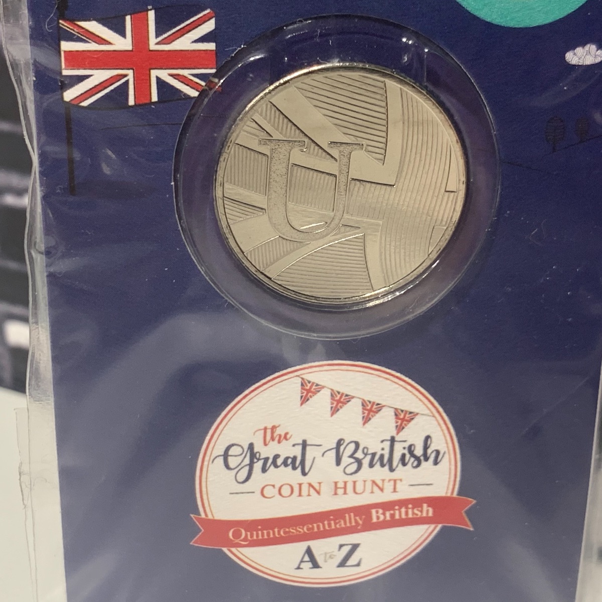 U for Unionjack 10p Coin Alphabet Letter Uncirculated Great British Hunt A-Z UK18UUNR 5026177404088 (Brand New & Sealed)