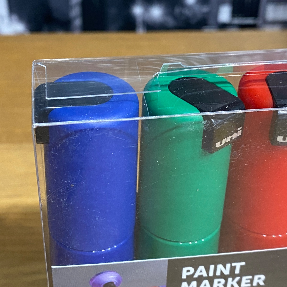 Uni Posca Paint Marker Pens 8mm Broad Chisel Standard Colours PC-8K (Set of 4) 153544136 5012788065671 (Brand New)