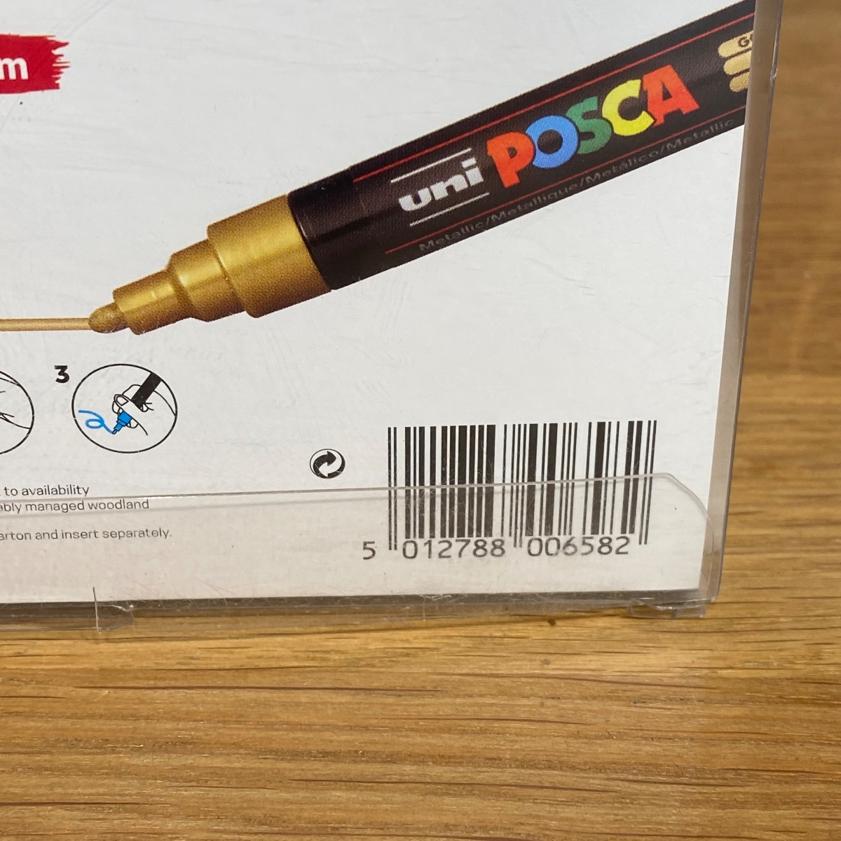 Uni Posca Paint Marker Pens Medium Bullet Tip Metallic Colours PC-5M (Set of 8) PC-5M 5012788006582 (Brand New)