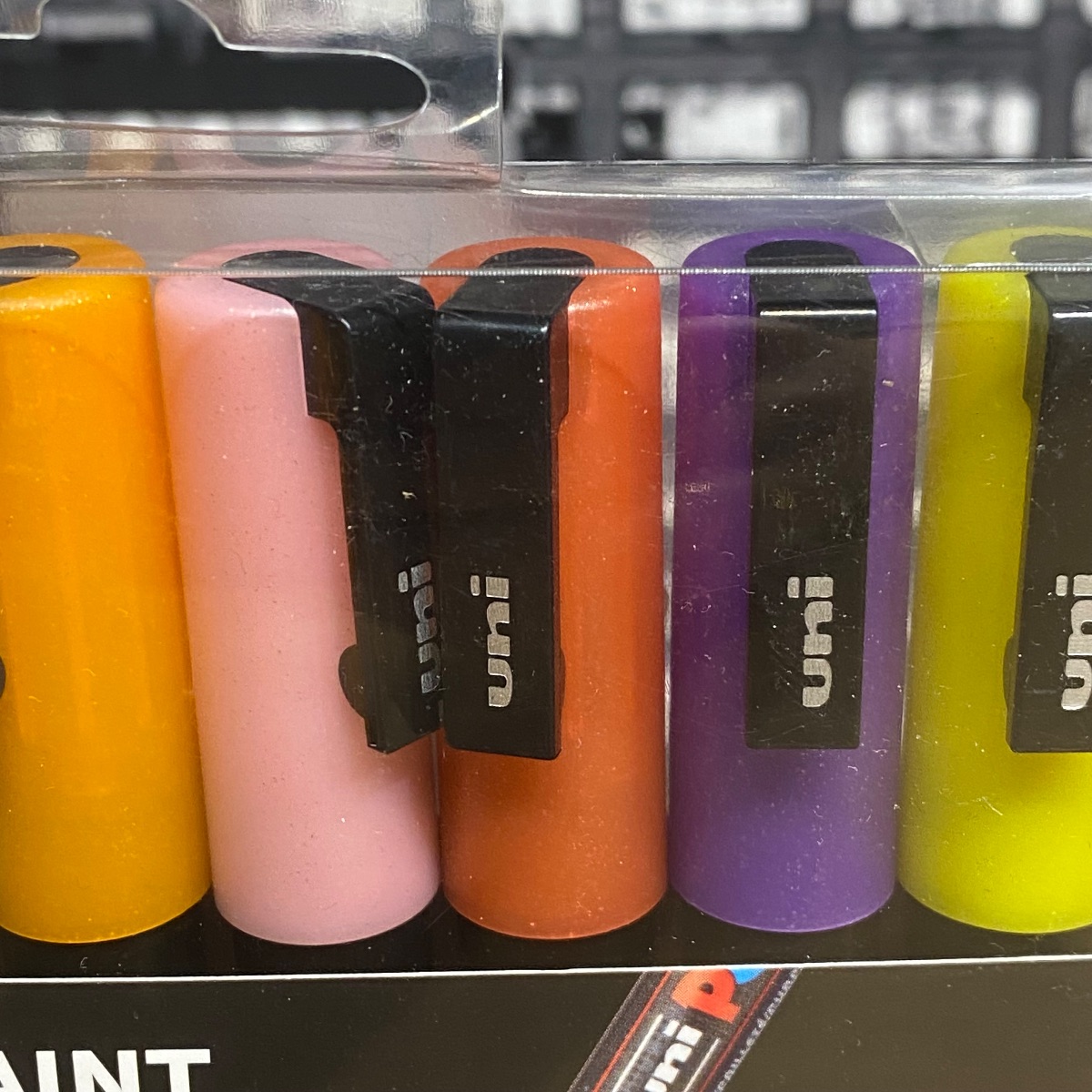 Uni Posca Paint Markers Art Fine Tip Sparkling Colours PC-3M Set of 8 F804017 5012788006643
