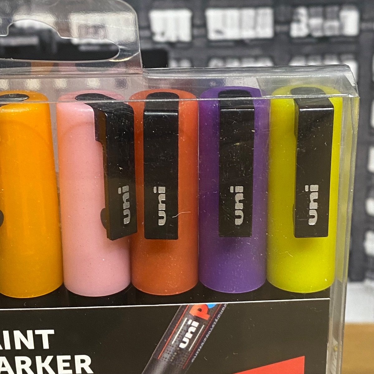 Uni Posca Paint Markers Art Fine Tip Sparkling Colours PC-3M Set of 8 F804017 5012788006643