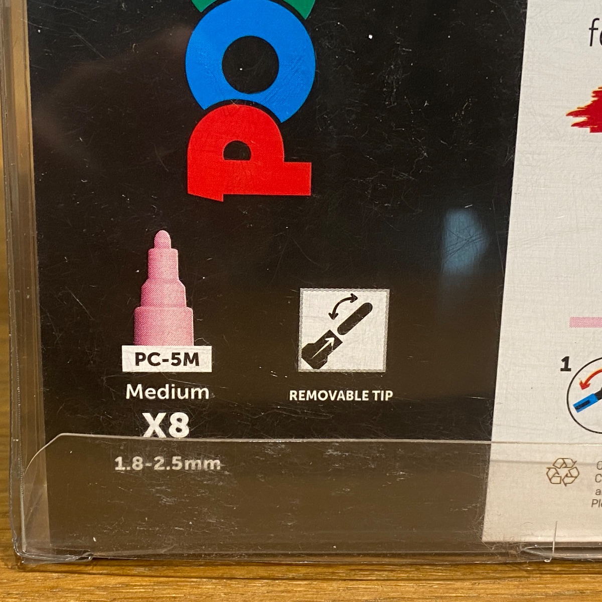 Uni Posca Paint Markers Pens Art Fine Medium Tip Pastel Colours PC-5M (Set of 8) 153544854 5012788006551 (Brand New)