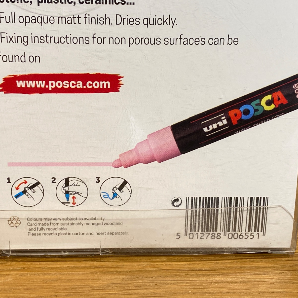 Uni Posca Paint Markers Pens Art Fine Medium Tip Pastel Colours PC-5M (Set of 8) 153544854 5012788006551 (Brand New)