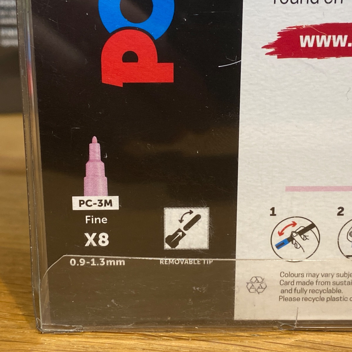 Uni Posca PC-3M Paint Marker Art Pens Fine Tip Wallet of 8 Pastel Colours 238212174 5012788014624 (Brand New)