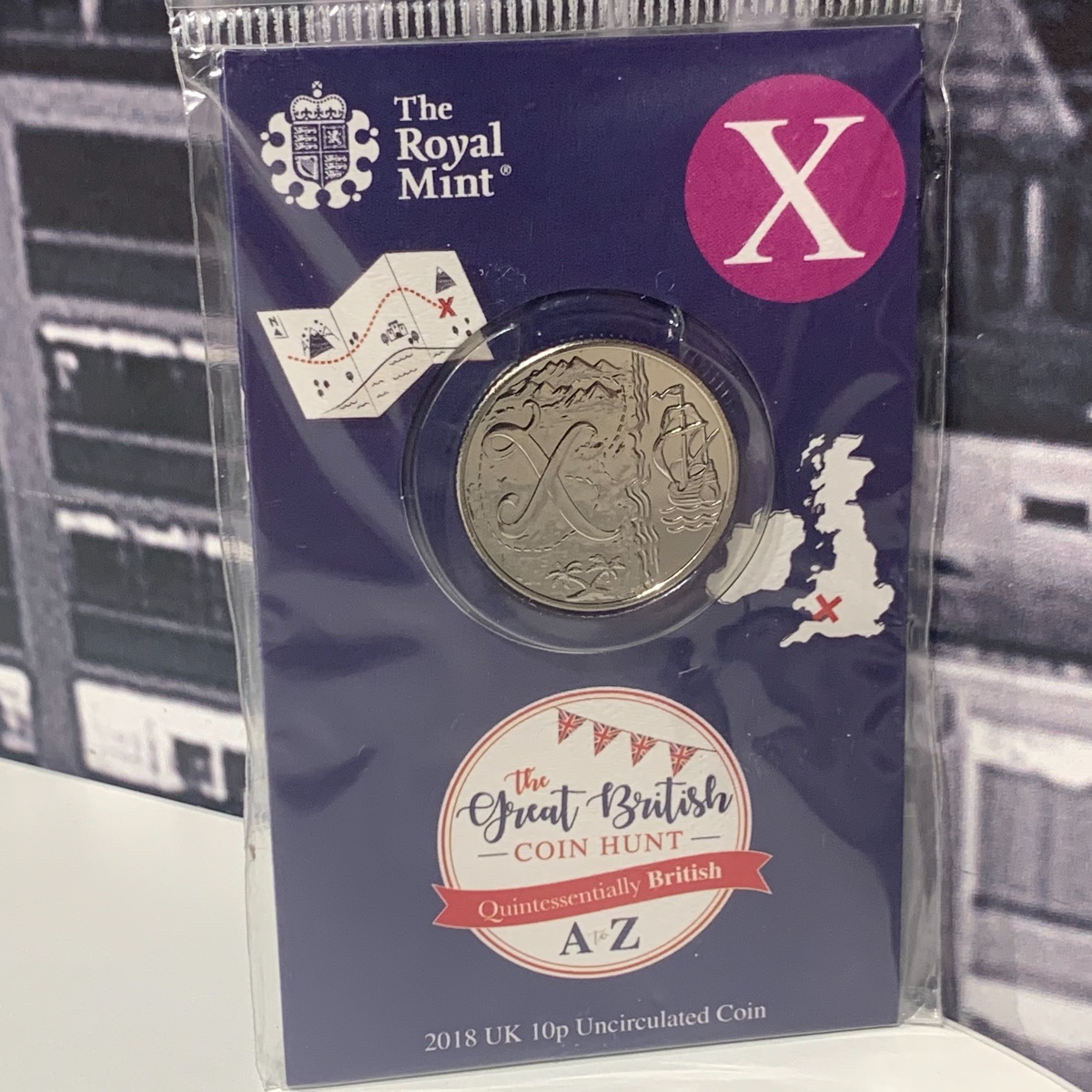 X for X marks the spot 10p Coin Alphabet Letter Uncirculated Great British Hunt UK18XUNR 5026177404149 (Brand New & Sealed)