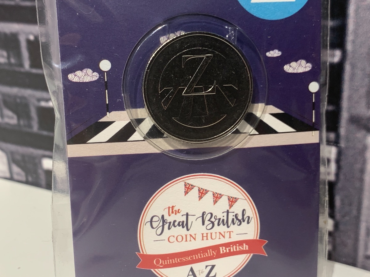 Z Zebra Crossing 10p Coin Alphabet Letter Uncirculated Great British Hunt UK18ZUNR 5026177404187 (Brand New & Sealed)